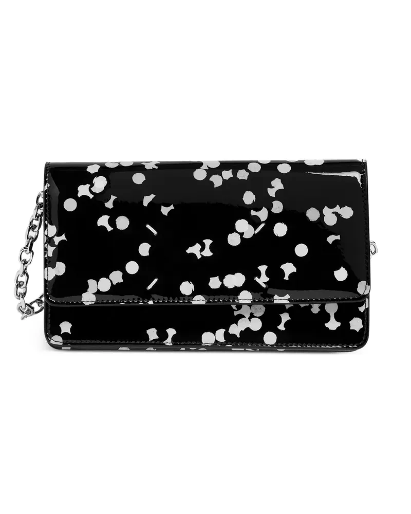 Maison Margiela confetti-print four-stitch wallet - Schwarz Schwarz