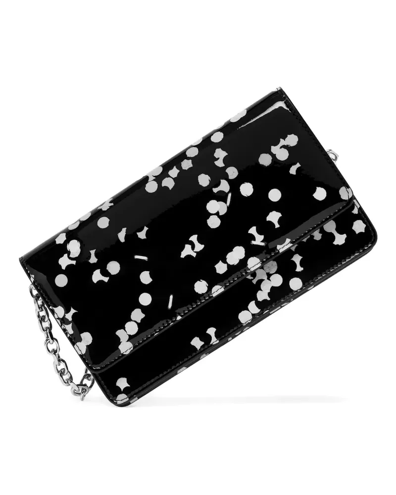 Maison Margiela confetti-print four-stitch wallet - Schwarz Schwarz