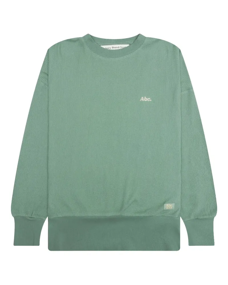 Abc. Sweatshirt mit rundem Ausschnitt - Grün Grün