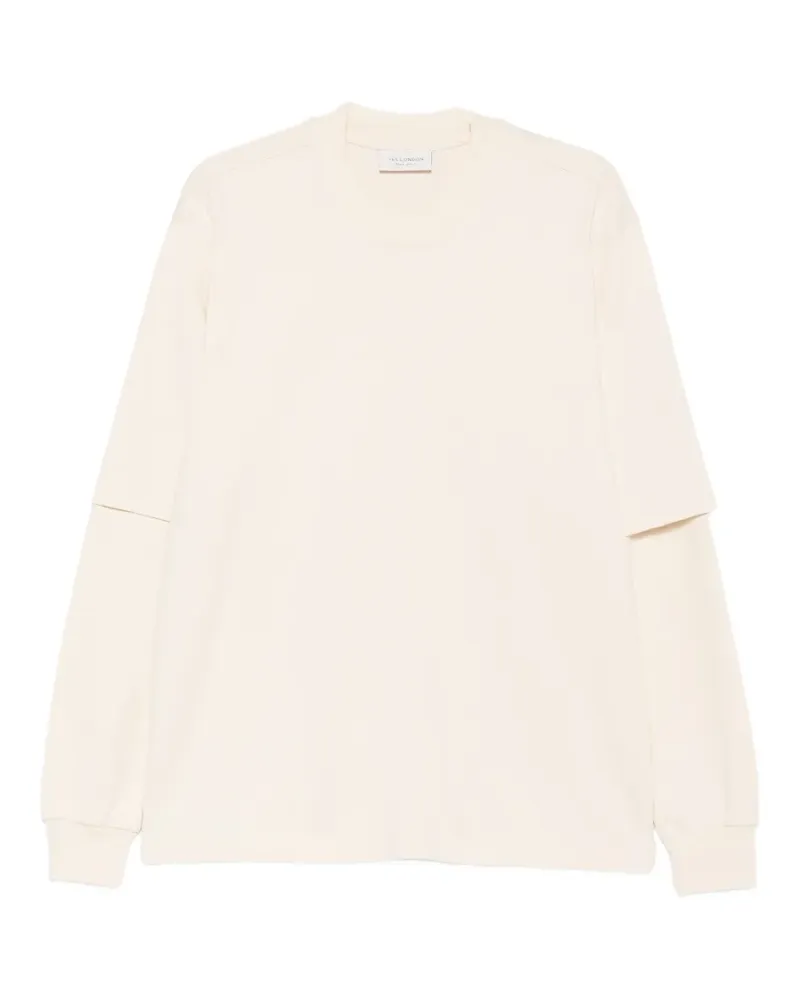 Yes London layered-sleeve sweatshirt - Nude Nude