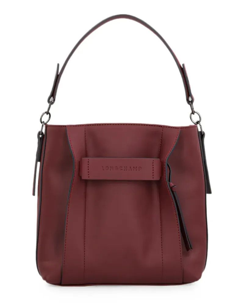Longchamp S 3D leather tote bag - Rot Rot