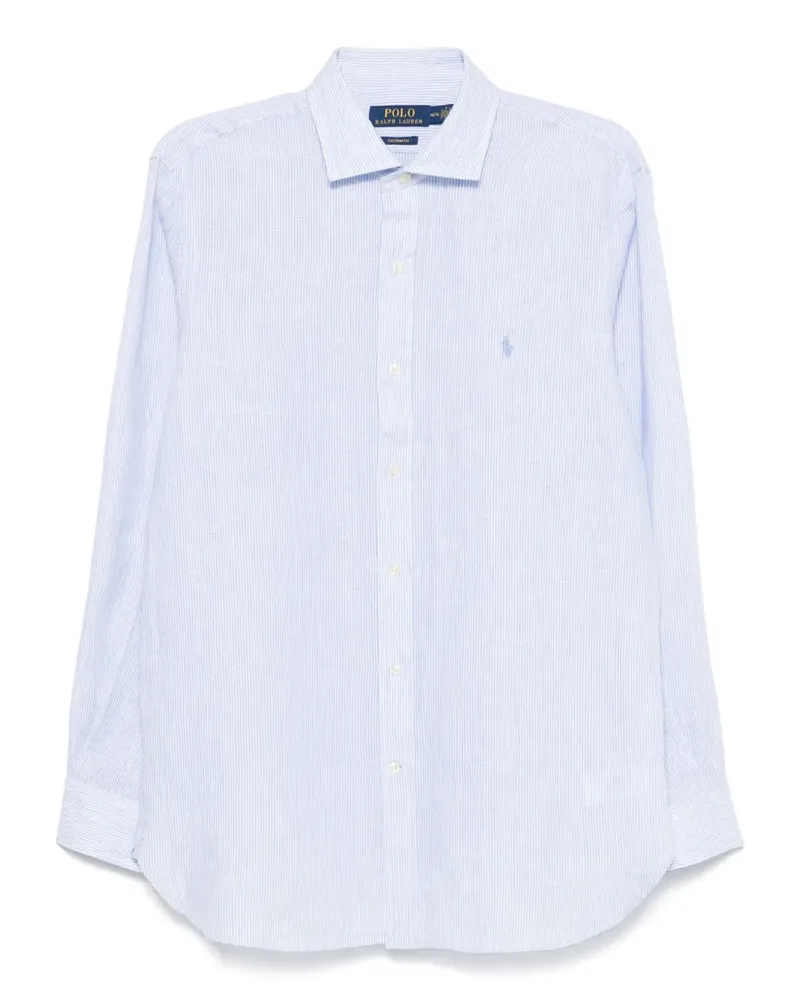 Ralph Lauren Hemd aus Leinen - Blau Blau