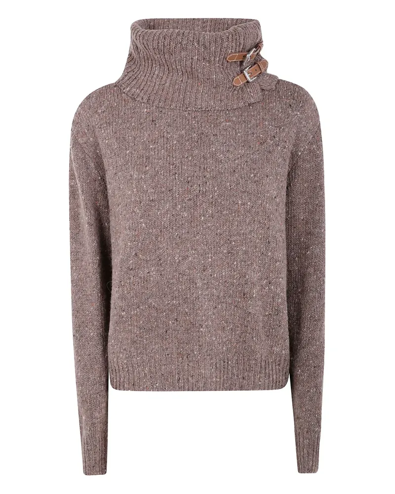 Ralph Lauren Neckholder-Pullover mit Schnalle - Braun Braun