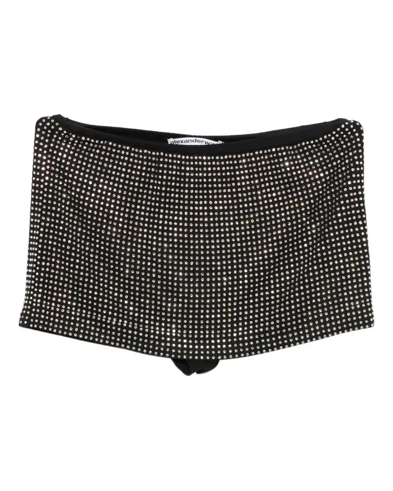 Alexander Wang crystal-embellished shorts - Schwarz Schwarz