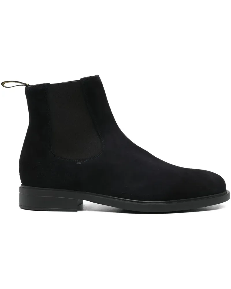 Doucal´s Wildlederstiefel mit elastischen Einsätzen - Blau Blau