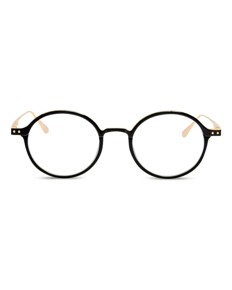 Linda Farrow round-frame glasses - Schwarz Schwarz