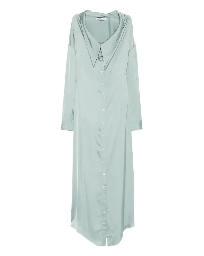 Viktor & Rolf Langärmeliges Maxikleid - Blau Blau