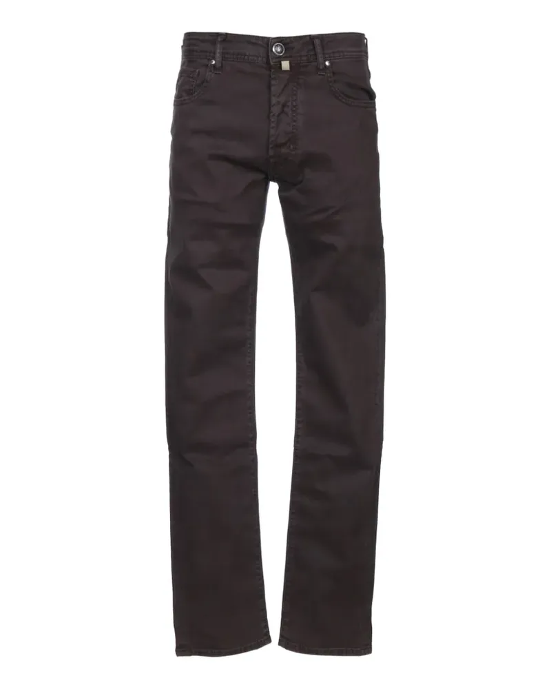 Jacob Cohën Gerade Jeans im Five-Pocket-Design - Braun Braun