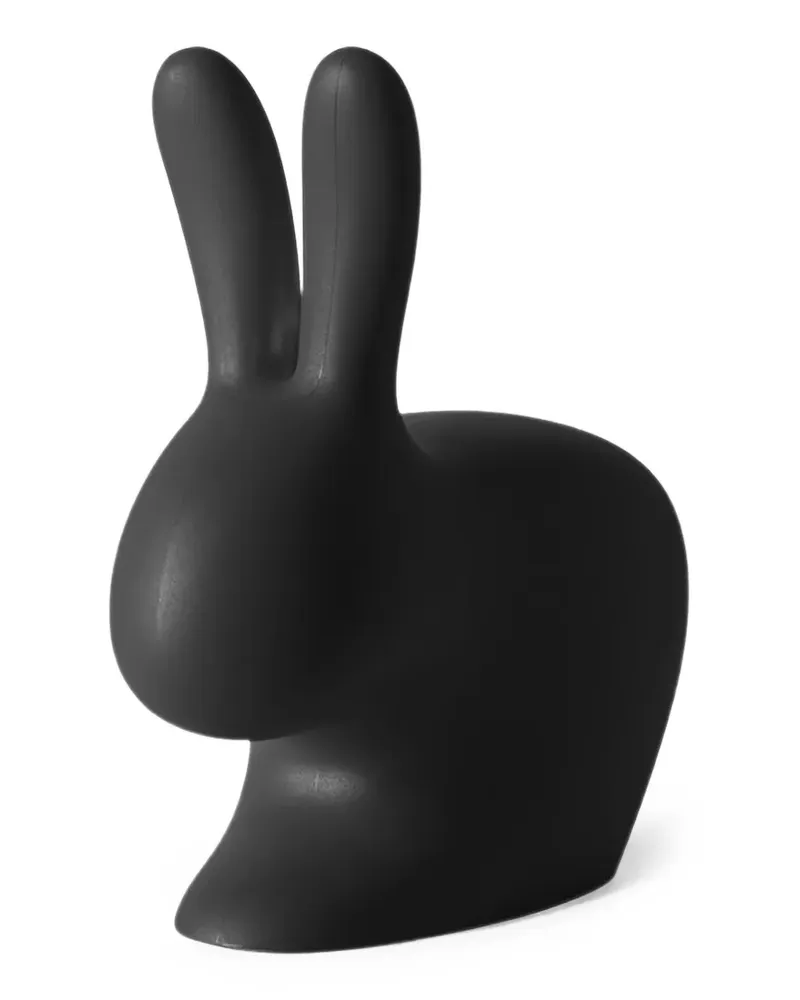Qeeboo Rabbit Stuhl - Schwarz Schwarz
