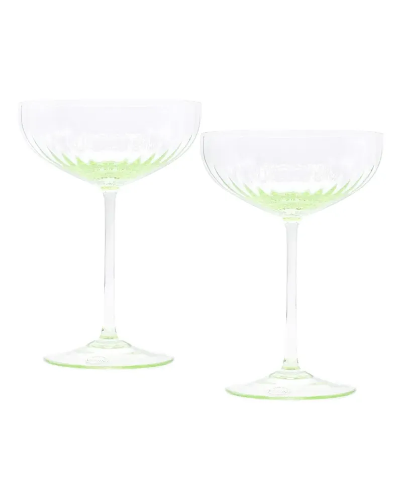 Venini champagne glasses (set of two) - Grün Grün