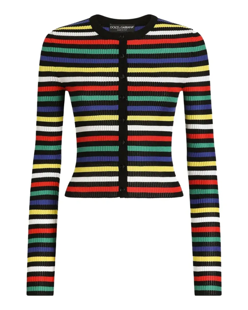 Dolce & Gabbana Cardigan aus Seide - Schwarz Schwarz