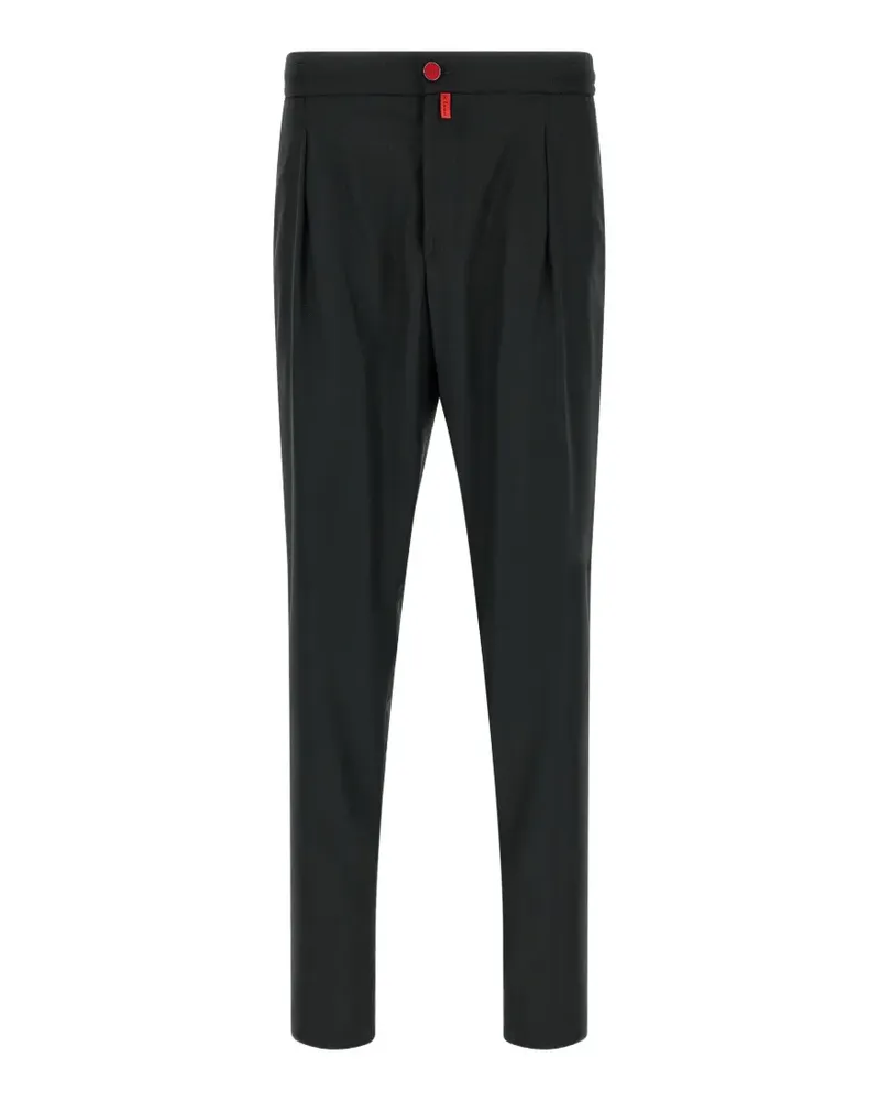 Kiton pleated wool trousers - Grau Grau