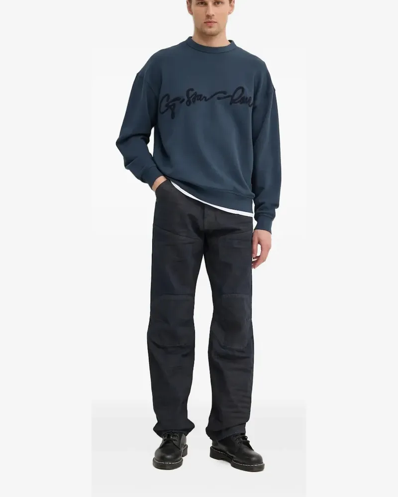G-STAR RAW Jeans mit Knie-Patch - Blau Blau