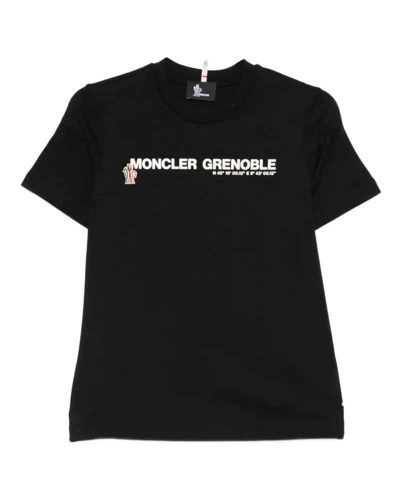 Moncler SS T-SHIRT - Schwarz Schwarz
