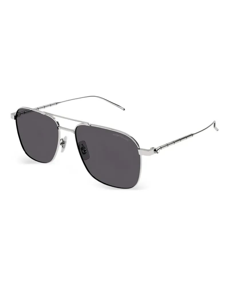Dolce & Gabbana Sonnenbrille mit eckigem Gestell - Grau Grau