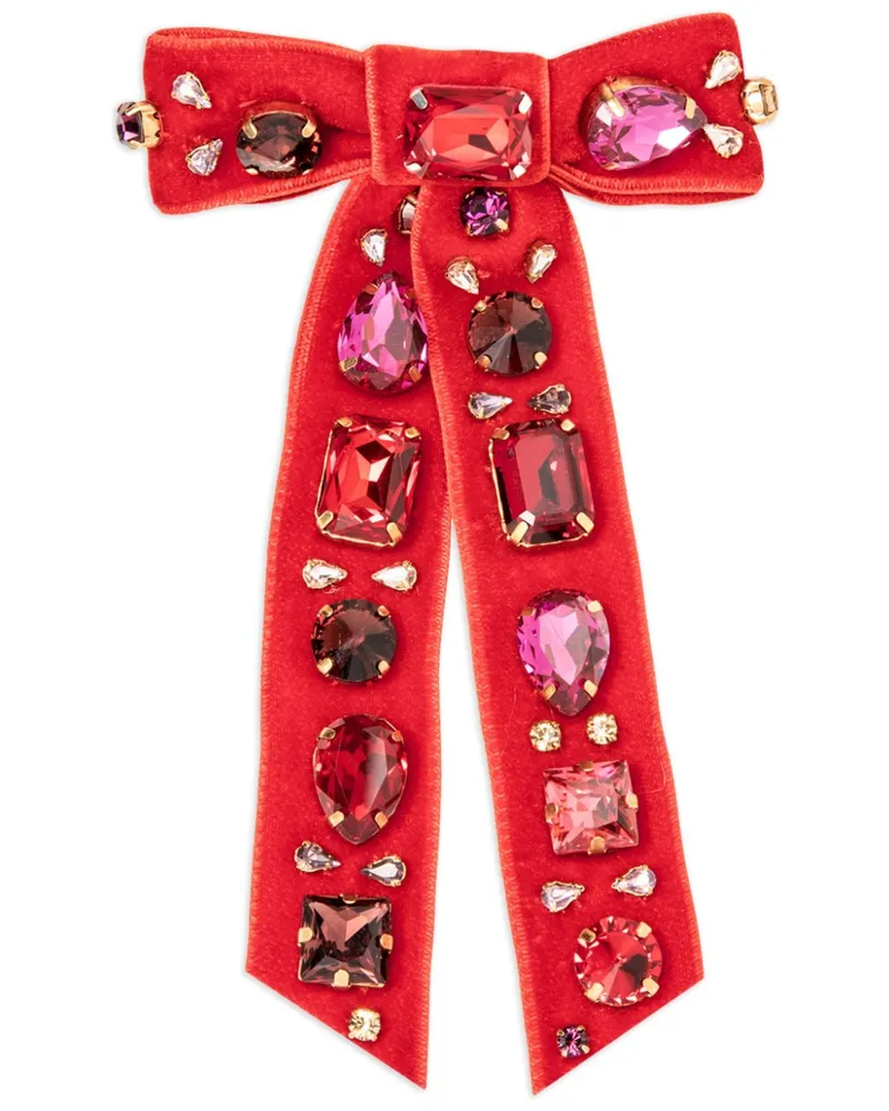 Jennifer Behr Lucia Haarspange mit Schleife - Rot Rot