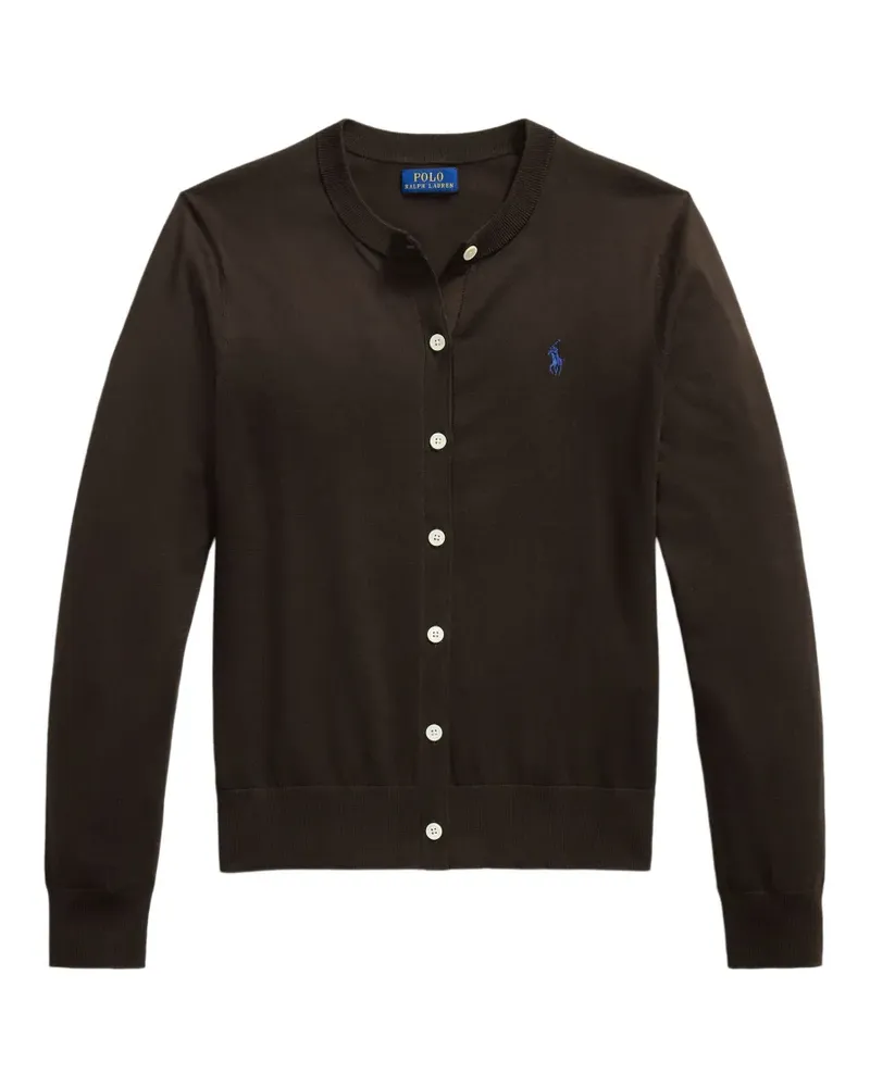 Ralph Lauren Cardigan mit Logo-Stickerei - Braun Braun