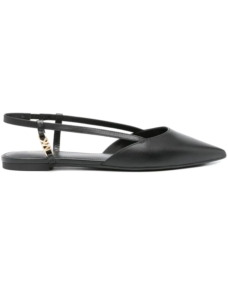 Michael Kors Pumps mit Logo-Schild - Schwarz Schwarz