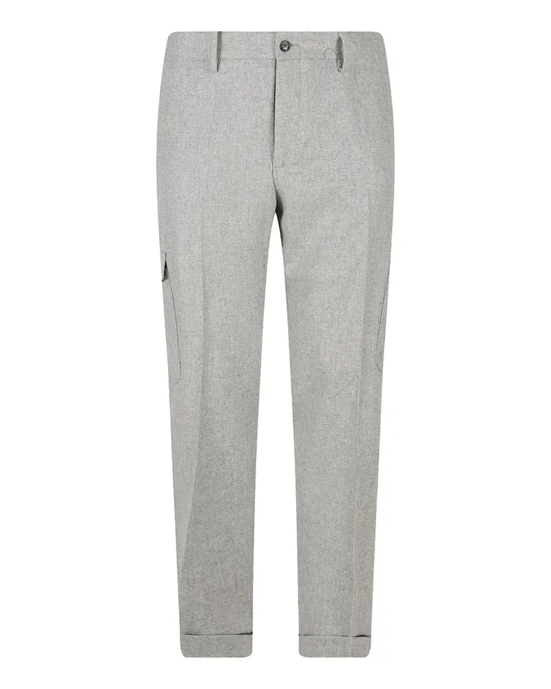 BARBA Cargohose mit geradem Bein - Grau Grau