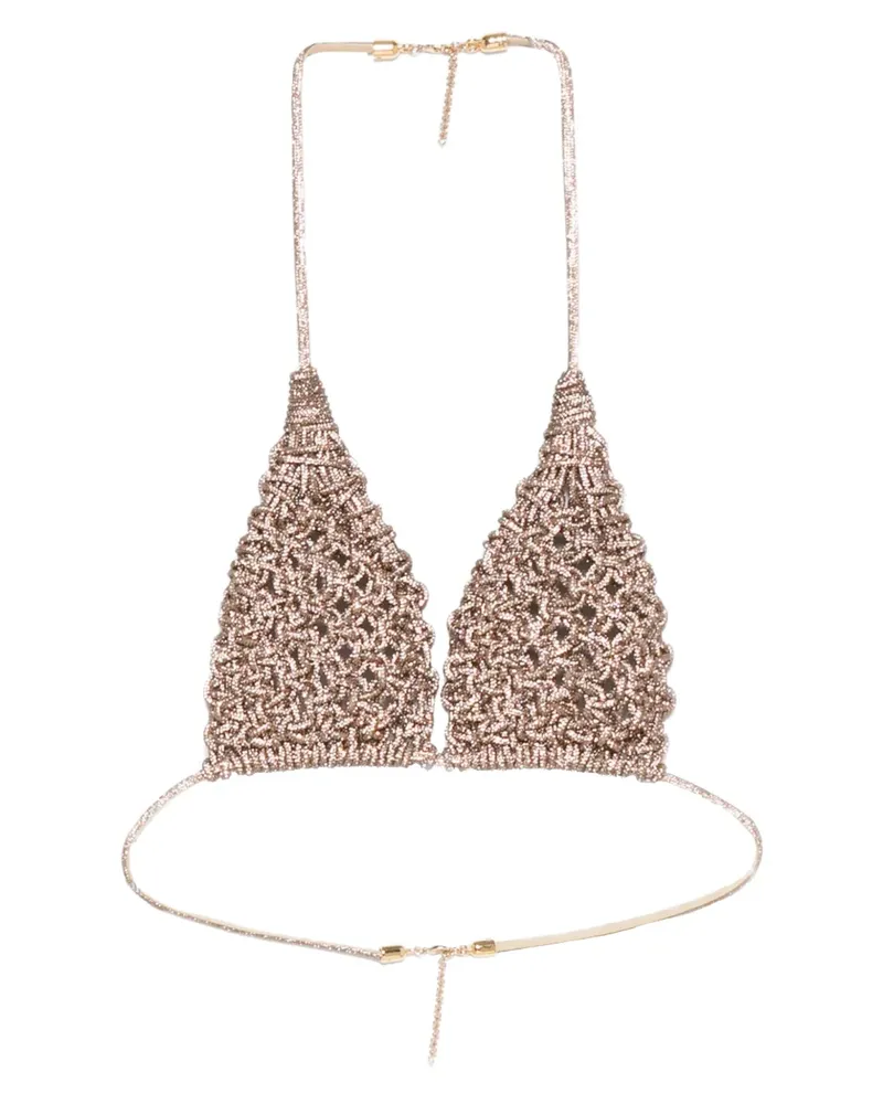 HIBOURAMA x MVP Wardrobe Diamond Top - Gold Gold