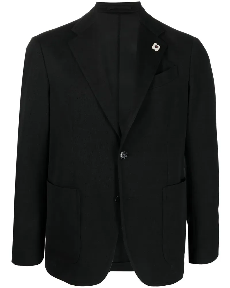LARDINI Einreihiges Sakko - Schwarz Schwarz