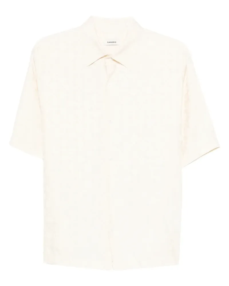 Sandro Klassisches Hemd - Nude Nude