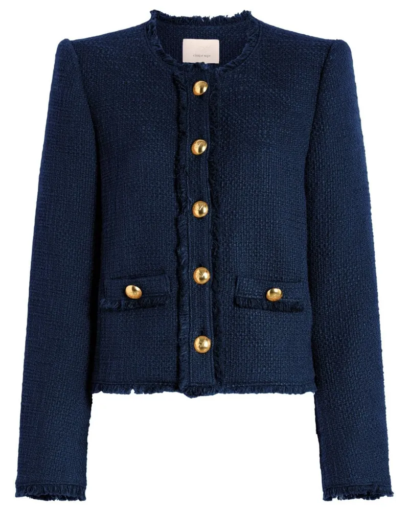 Cinq à Sept Christie Bouclé-Jacke - Blau Blau