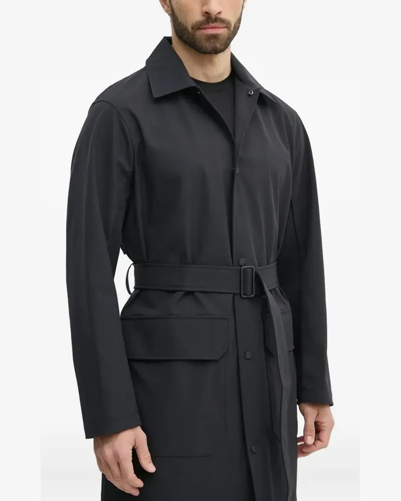 Armani Exchange Trenchcoat mit Kapuze - Blau Blau