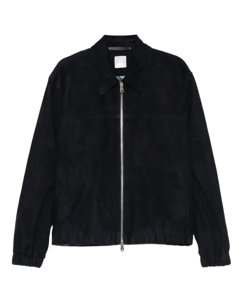 Paul Smith Wildlederjacke mit Reißverschluss - Blau Blau