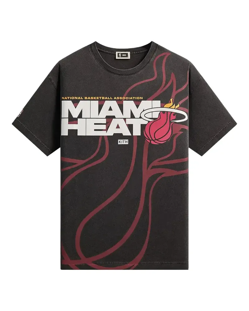 KITH NBA All-Star Miami Heat T-shirt - Schwarz Schwarz