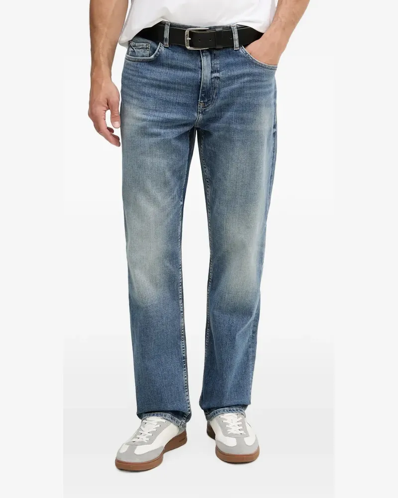 Guess faded straight-leg jeans - Blau Blau