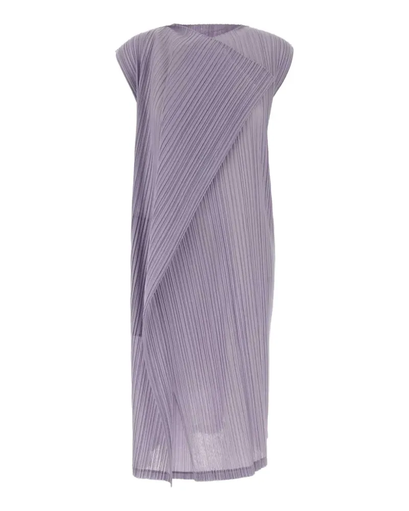 Issey Miyake pleated midi dress - Violett Violett