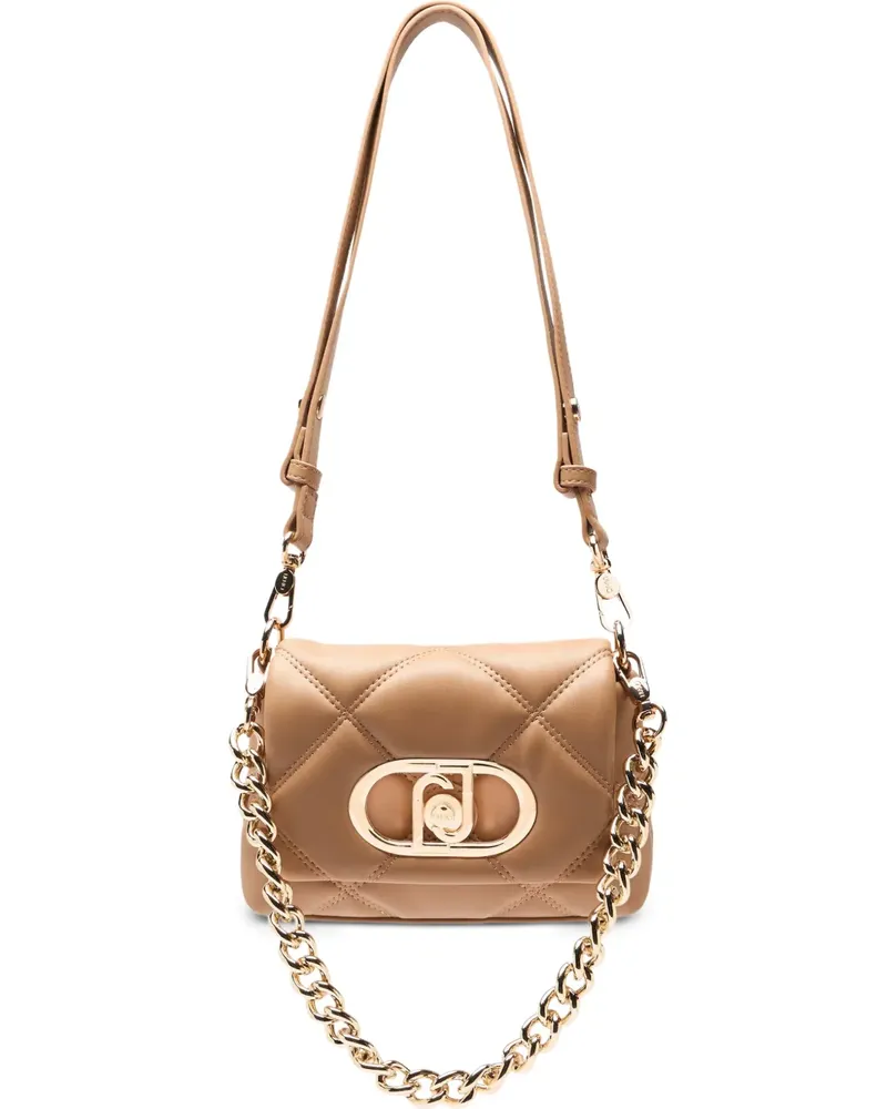 Liu Jo LaPuffy quilted chain shoulder bag - Nude Nude