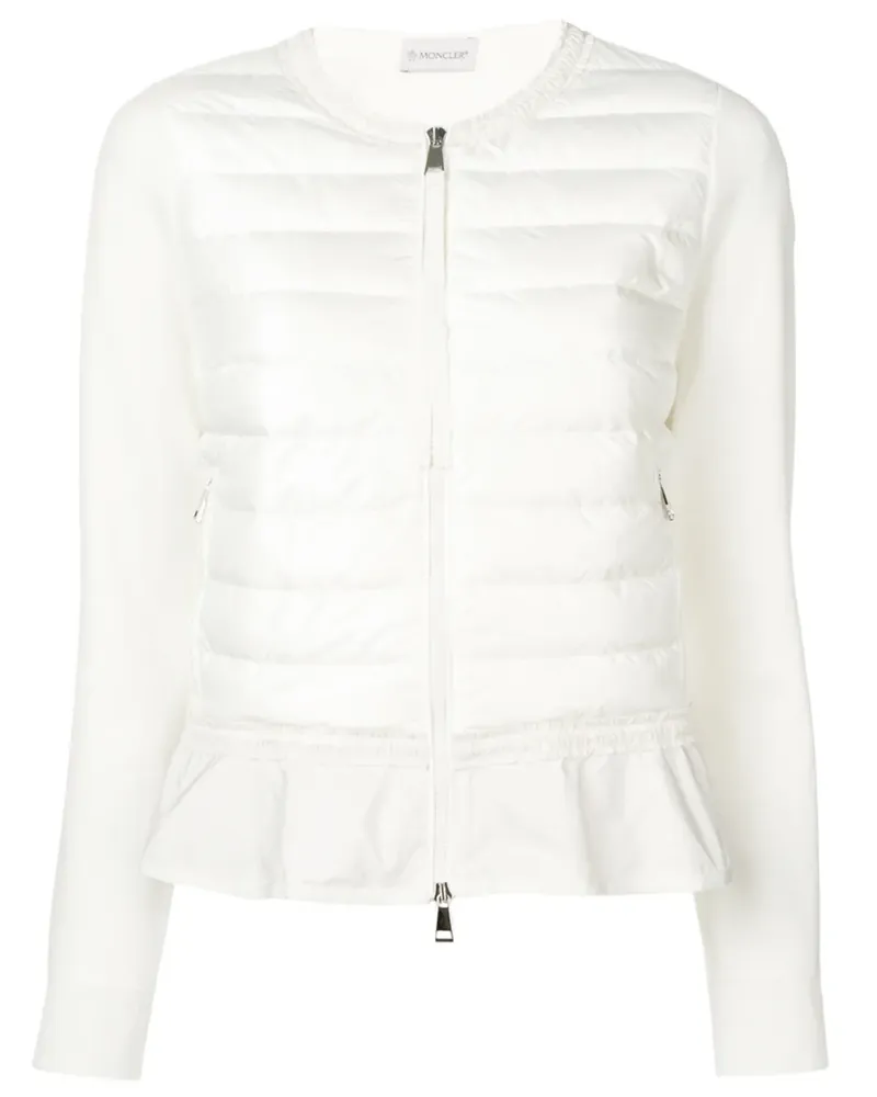 Moncler Jacke mit Dauneneinsatz - Weiß Weiß