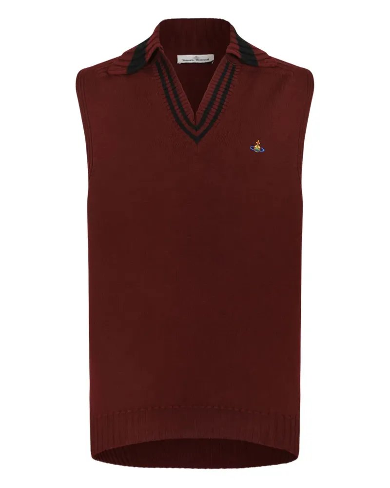 Vivienne Westwood striped sleeveless jacket - Rot Rot