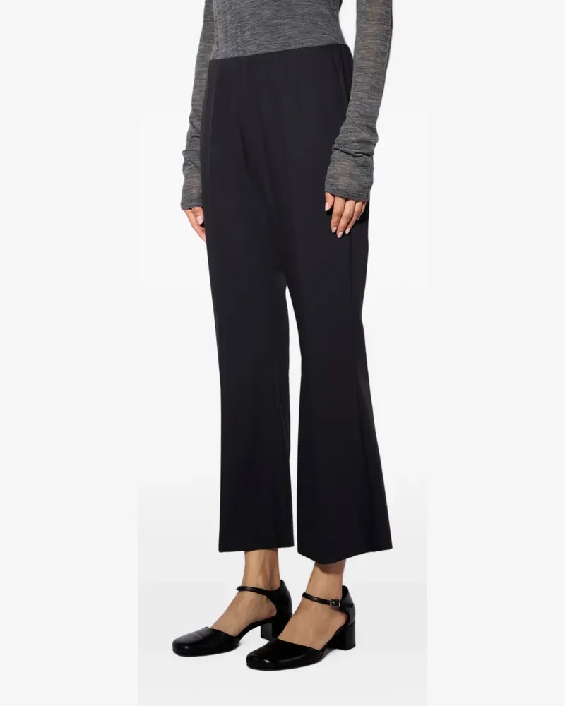 Liviana Conti Cropped-Hose mit Stretchbund - Schwarz Schwarz