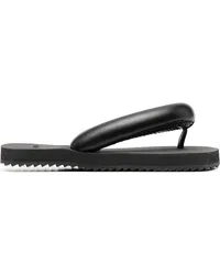 YUME YUME Flip-Flops mit Steppung Schwarz