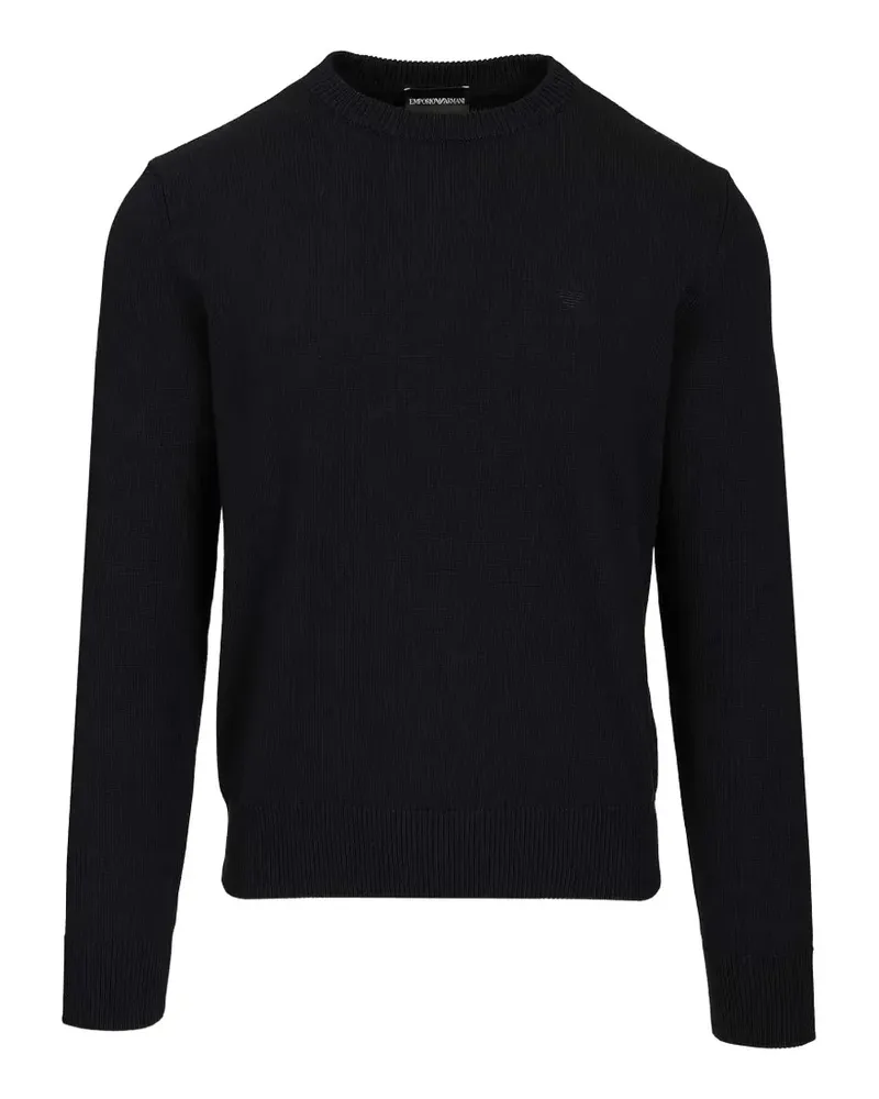 Emporio Armani crew-neck sweater - Schwarz Schwarz