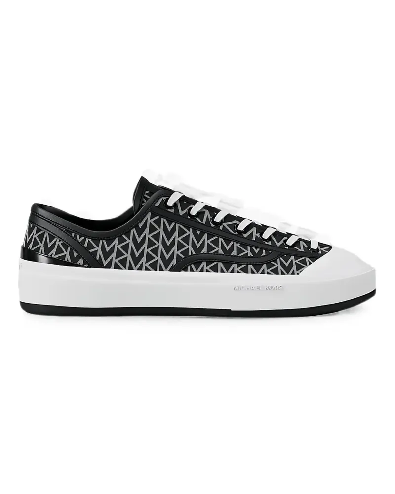 Michael Kors Jude Sneakers mit Monogramm-Print - Schwarz Schwarz