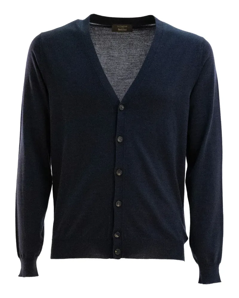 Zanone Geknöpfter Cardigan - Blau Blau