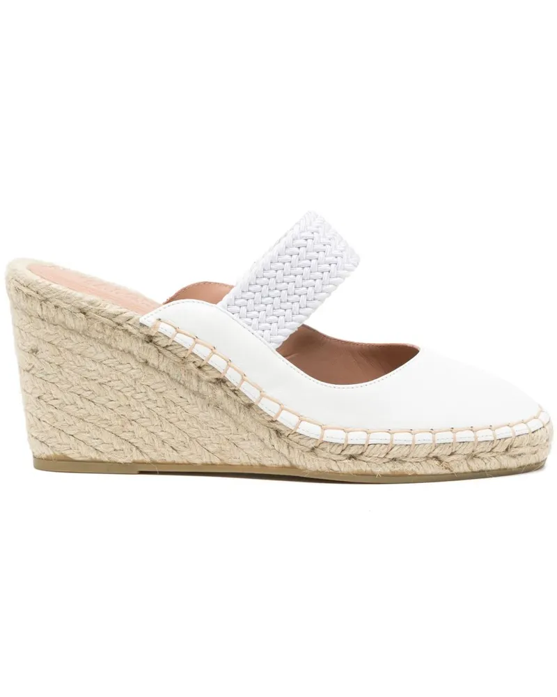 Malone Souliers Siena 70 Wedge-Mules - Weiß Weiß
