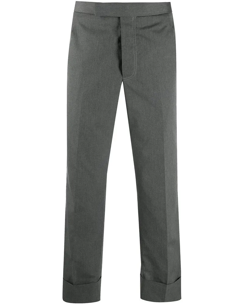 Thom Browne Klassische Cropped-Hose Grau