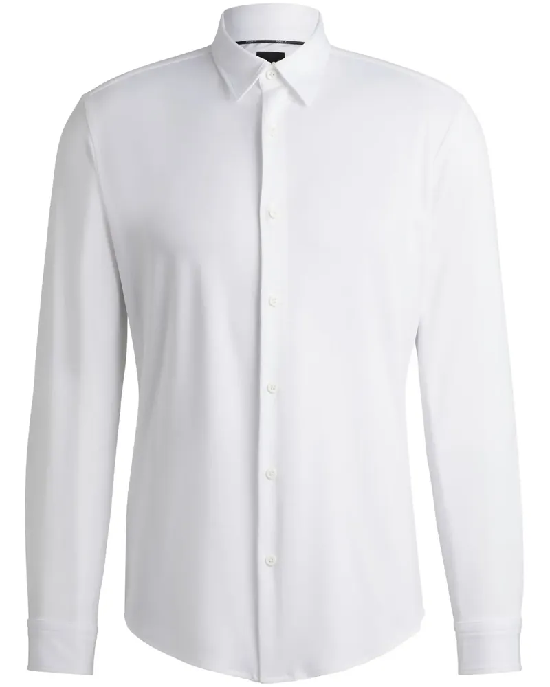 HUGO BOSS Langärmeliges Hemd - Weiß Weiß