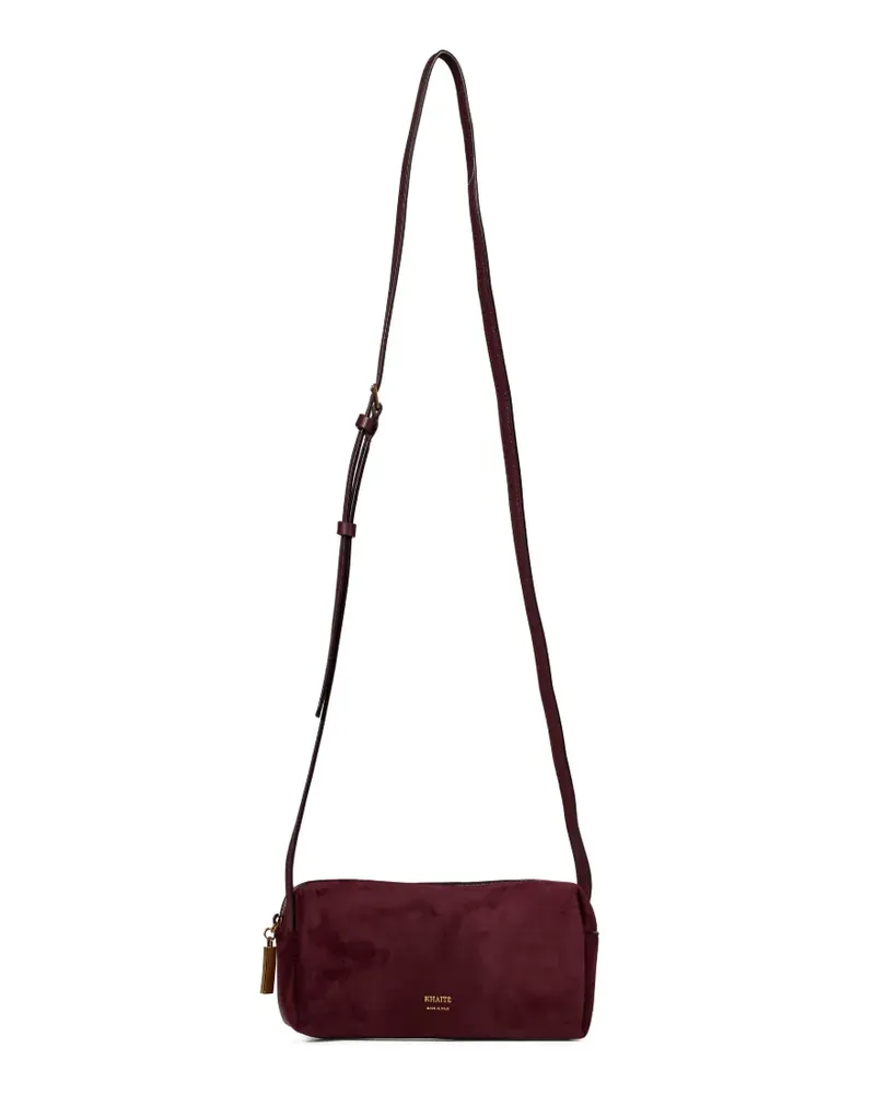 KHAITE Schultertasche aus Wildleder - Rot Rot