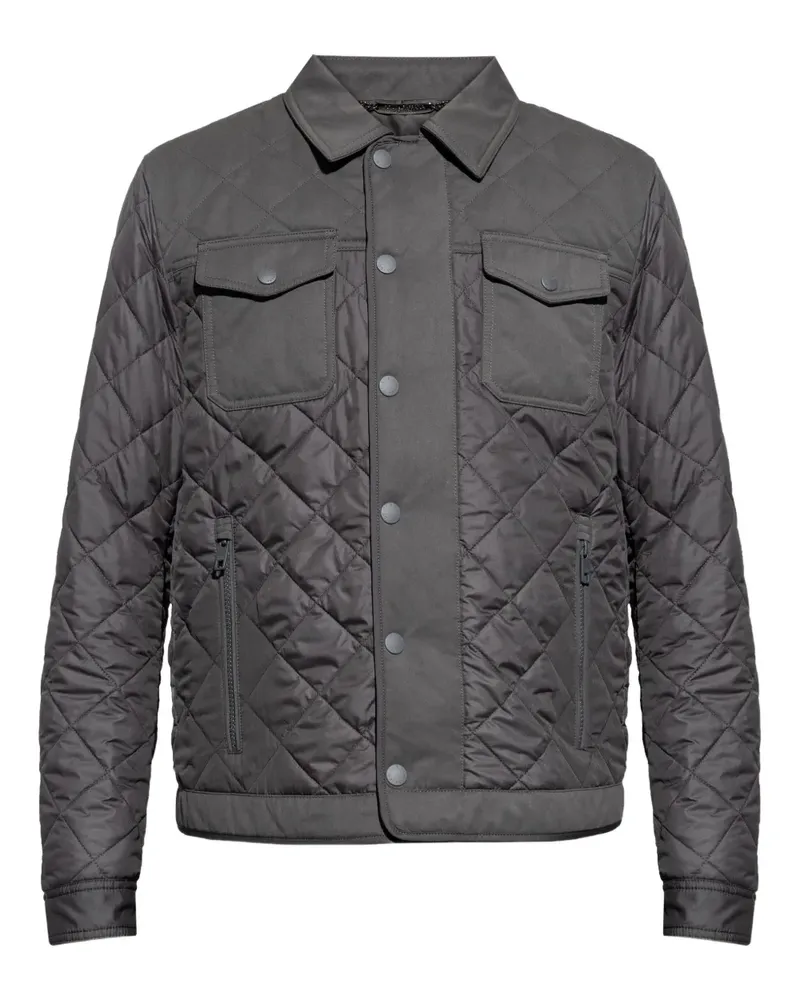Dolce & Gabbana button-fastening quilted jacket - Grau Grau