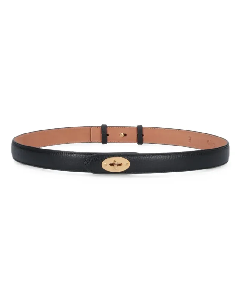 Mulberry Darley Gürtel mit Postman's Lock - Schwarz Schwarz