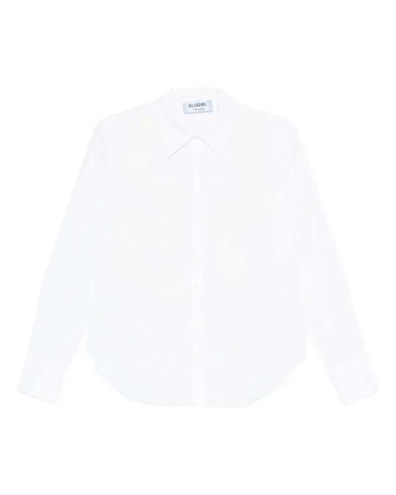 Blumarine Langärmeliges Hemd - Weiß Weiß