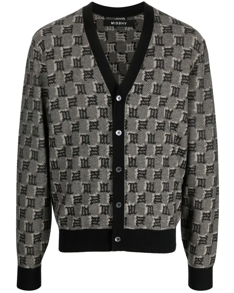 MISBHV Klassischer Cardigan - Schwarz Schwarz