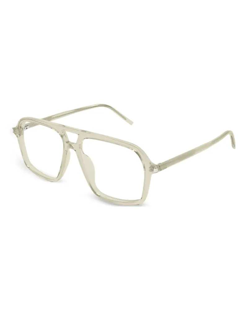 Saint Laurent Klassische Pilotenbrille - Nude Nude
