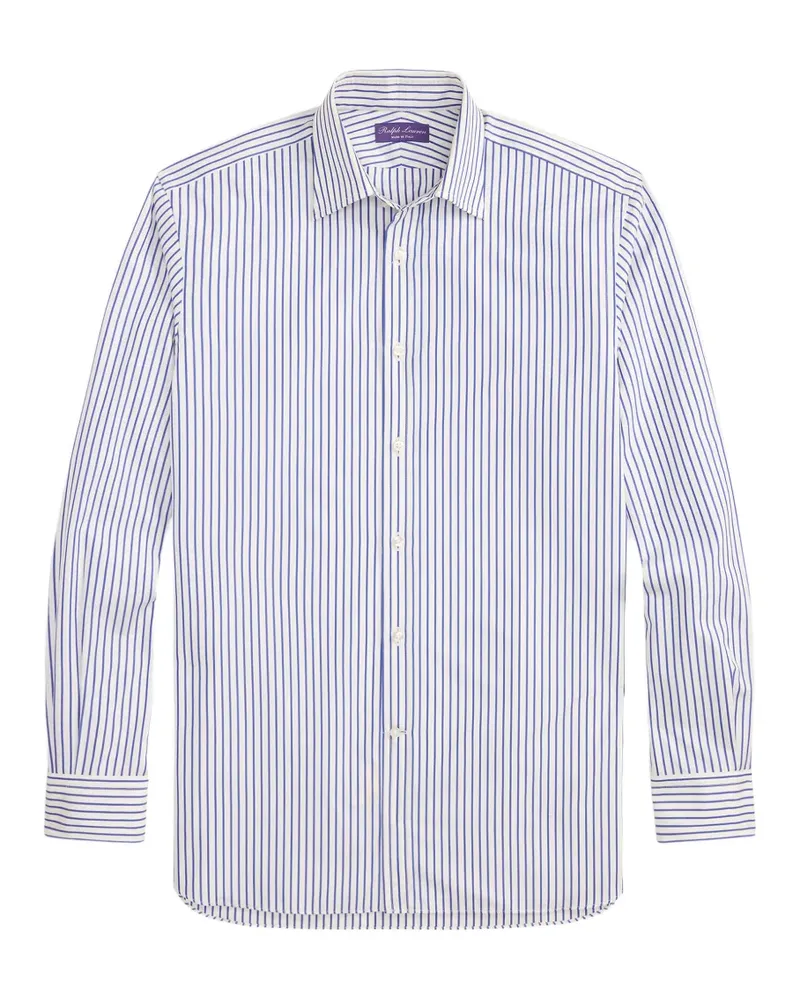 Ralph Lauren Gestreiftes Winsford Hemd - Weiß Weiß